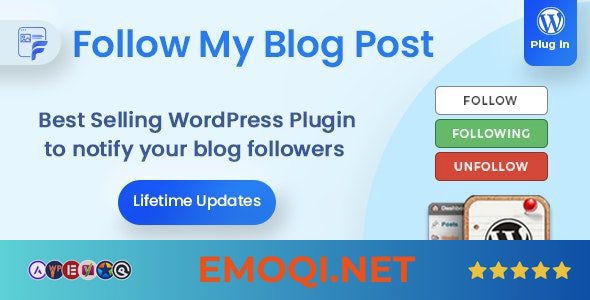 Download Follow My Blog Post v2.2.2 – WordPress / WooCommerce Plugin